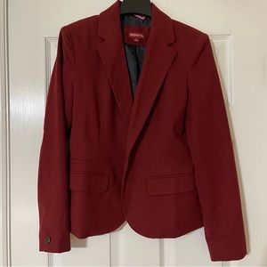 Merona Burgundy Blazer